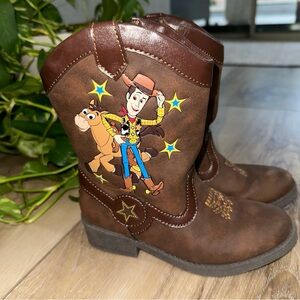 Disney Pixar Toy‎ Story Woody Western Cowboy Boots Brown Size 11 Toddler Boys